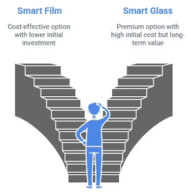 Smart Glass VS Smart Film: Basic Difference to know may 6 e1748262465253