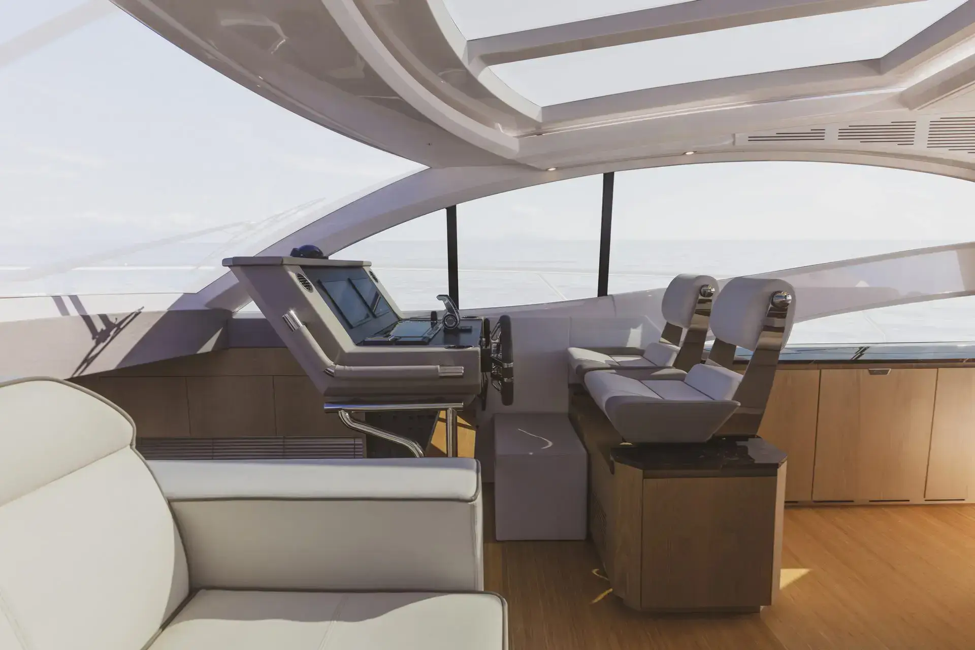 Custom Smart Glass Living on