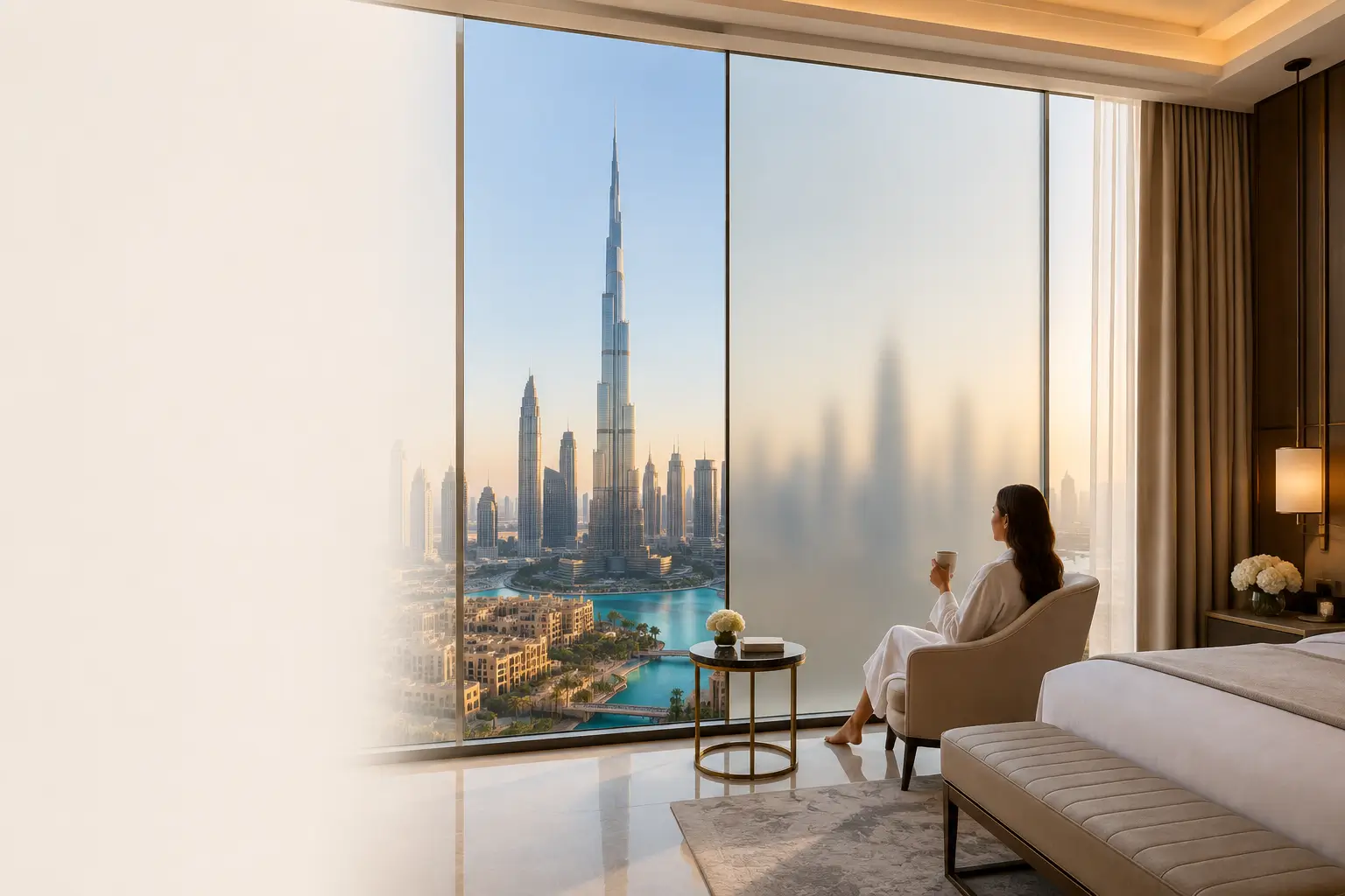 How Smart Glass Helps UAE Hotels Balance Privacy & Panoramic Views